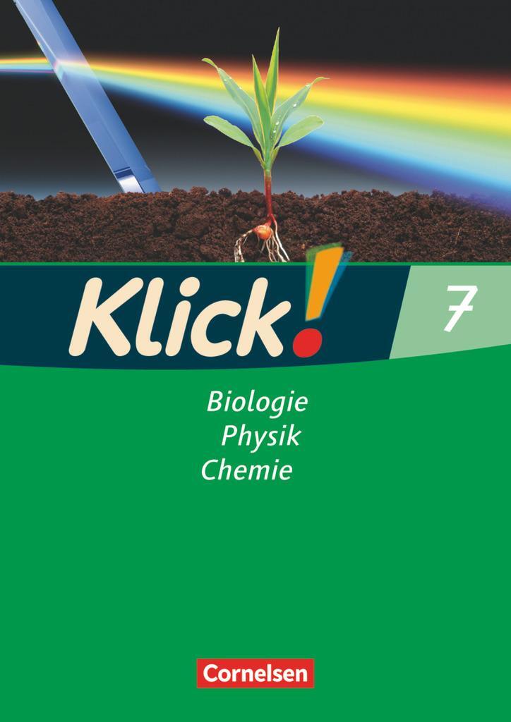 Cover: 9783060612307 | Klick! Biologie, Physik, Chemie 7. Arbeitsheft. Westliche...