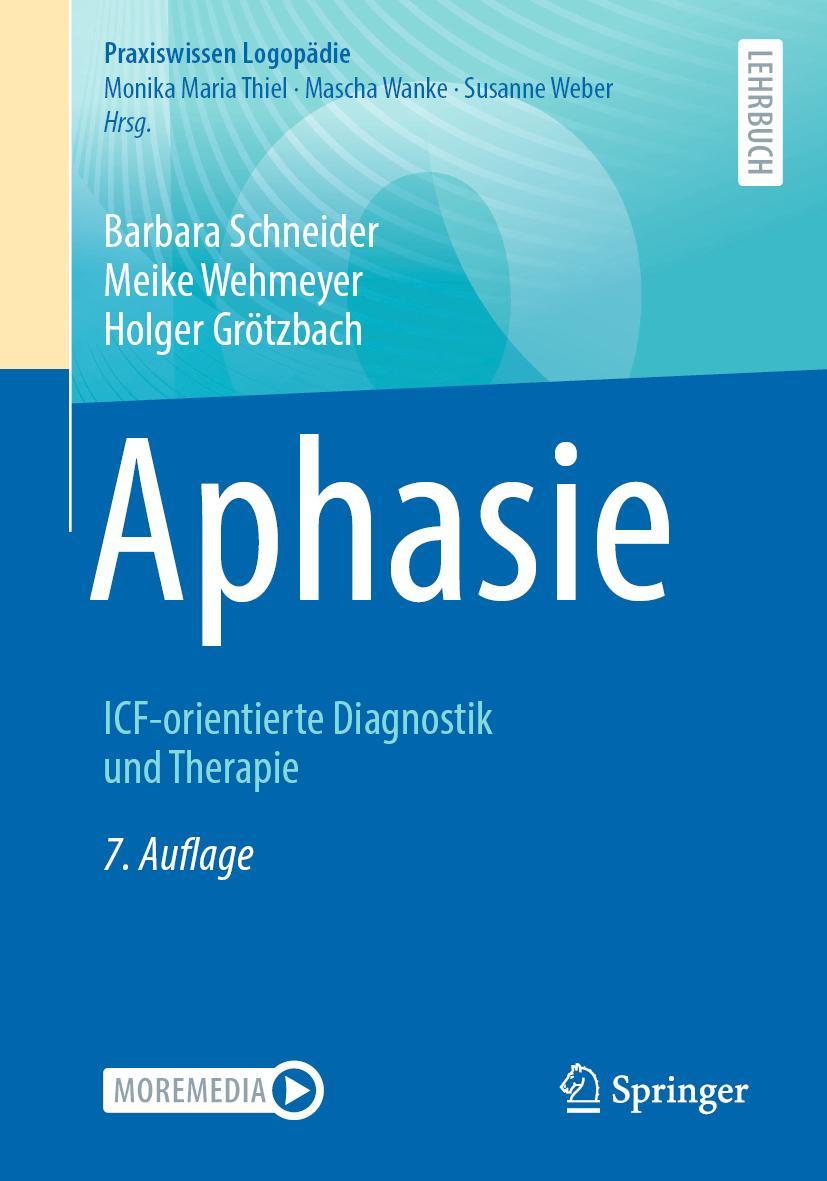 Cover: 9783662628348 | Aphasie | ICF-orientierte Diagnostik und Therapie | Schneider (u. a.)