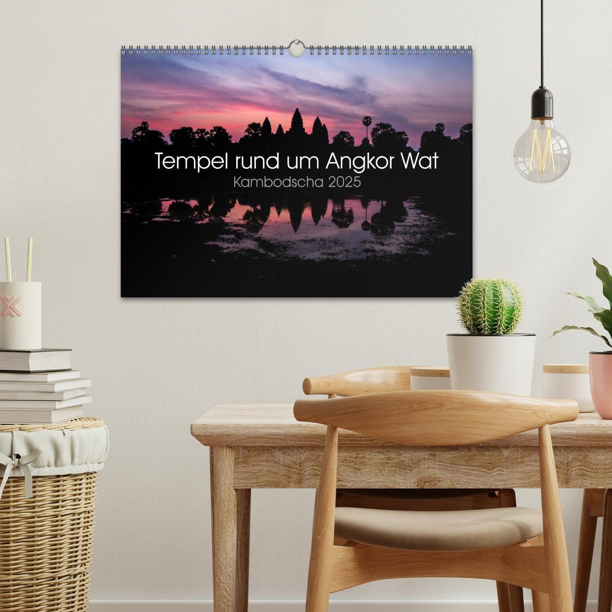 Bild: 9783435630745 | Tempel rund um Angkor Wat (Wandkalender 2025 DIN A3 quer), CALVENDO...