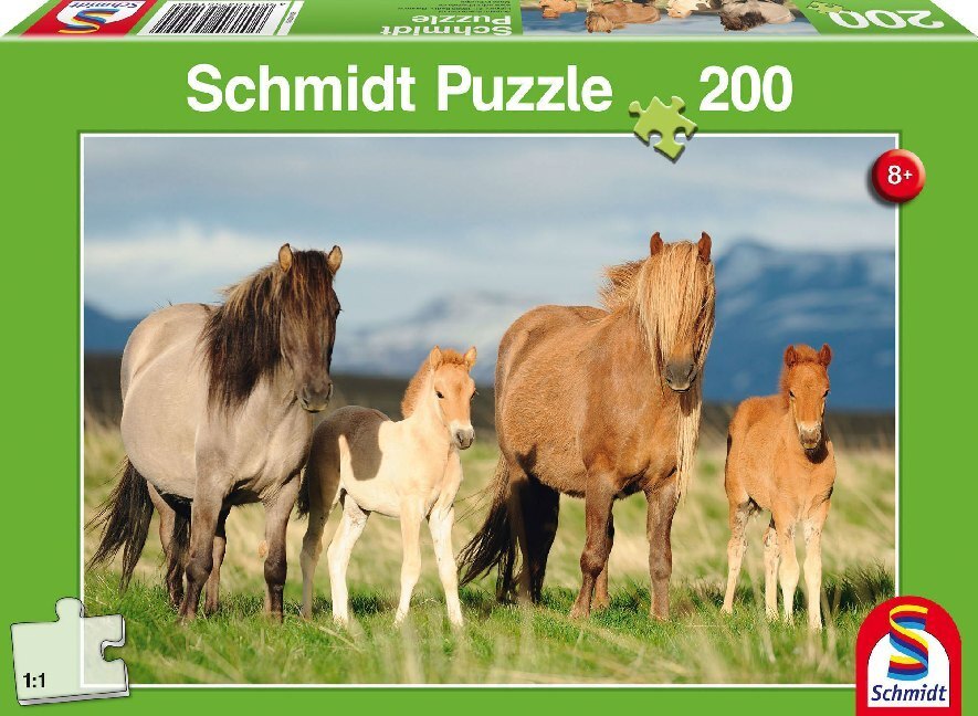 Cover: 4001504561994 | Pferdefamilie (Kinderpuzzle) | Spiel | In Spielebox | 56199 | 2016