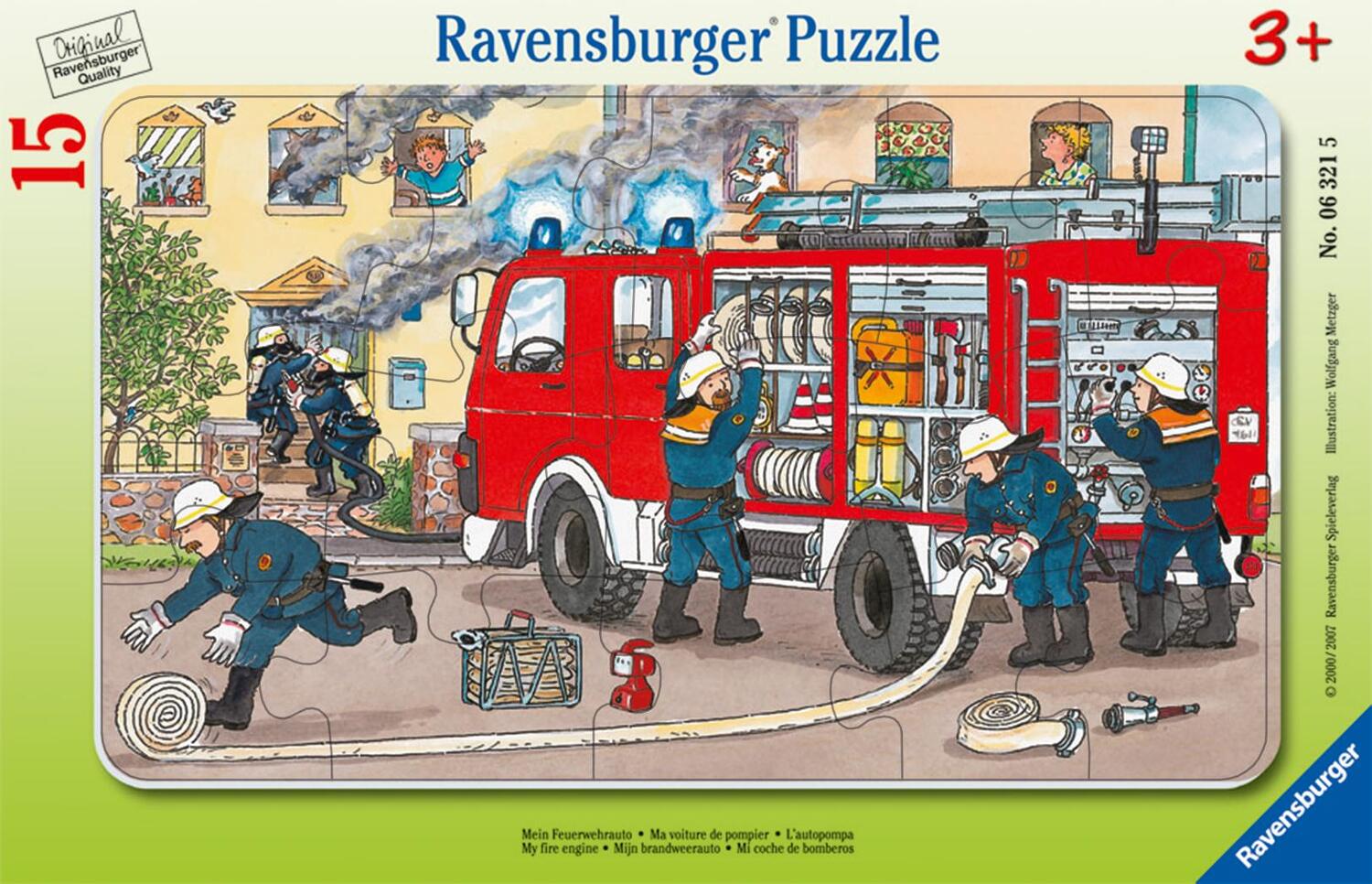 Cover: 4005556063215 | Mein Feuerwehrauto. Puzzle mit 15 Teilen | Spiel | Deutsch | 2005