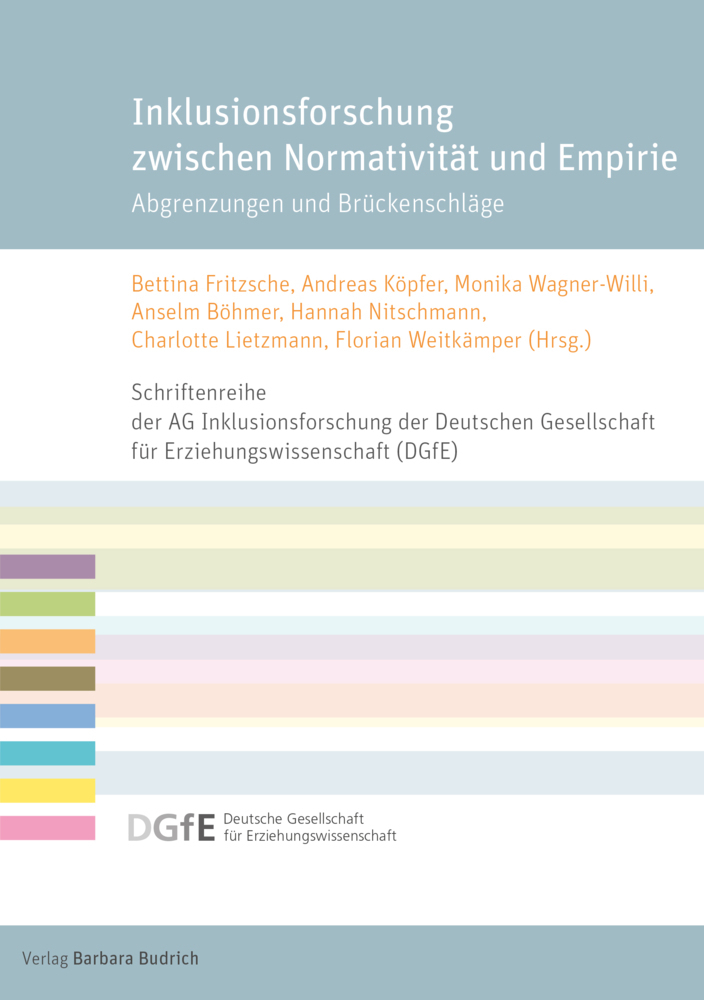 Cover: 9783847424345 | Inklusionsforschung zwischen Normativität und Empirie | Taschenbuch