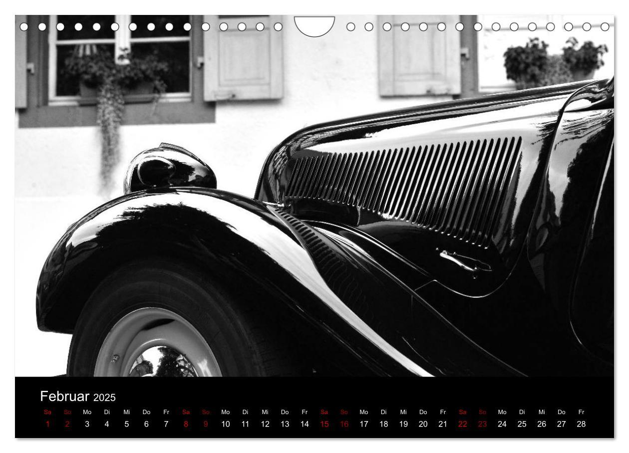 Bild: 9783435437290 | Citroën 11 CV Traction Avant in schwarzweiss (Wandkalender 2025 DIN...