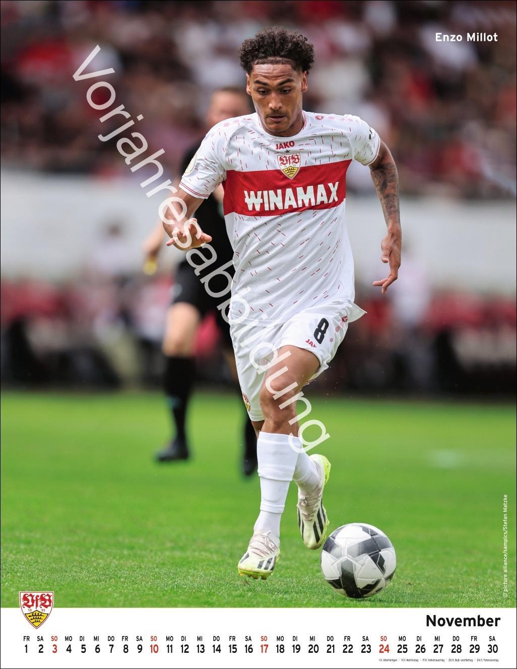 Bild: 9783756405404 | VfB Stuttgart Posterkalender 2025 | Heye | Kalender | Spiralbindung