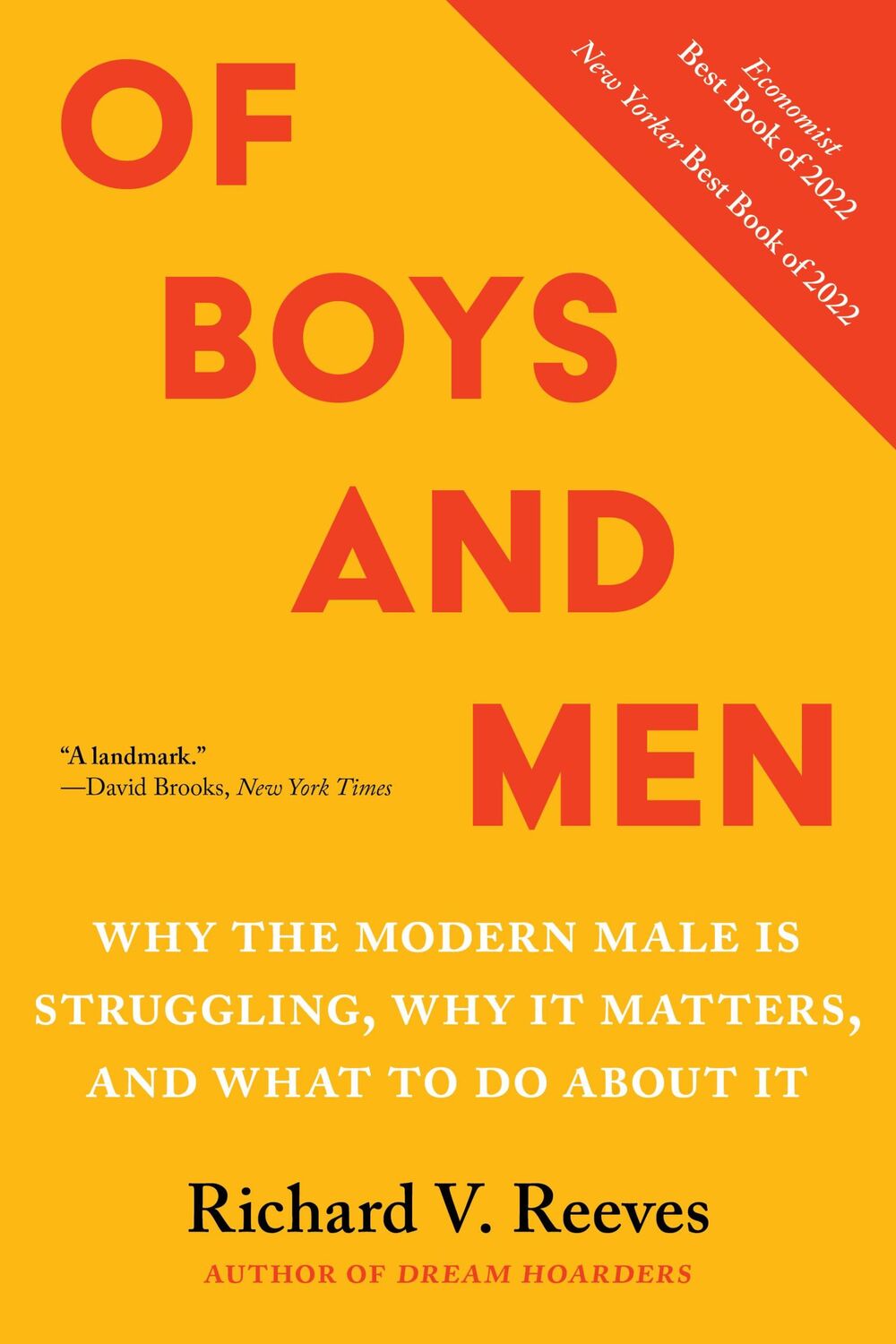 Cover: 9780815740667 | Of Boys and Men | Richard V Reeves | Taschenbuch | Englisch | 2024