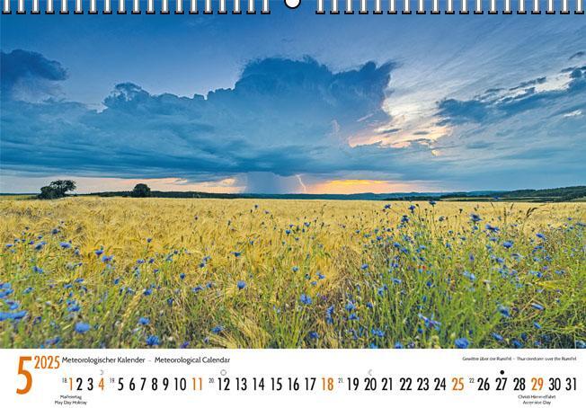 Bild: 9783443011796 | Meteorologischer Kalender 2025 Meteorological Calendar | Gesellschaft