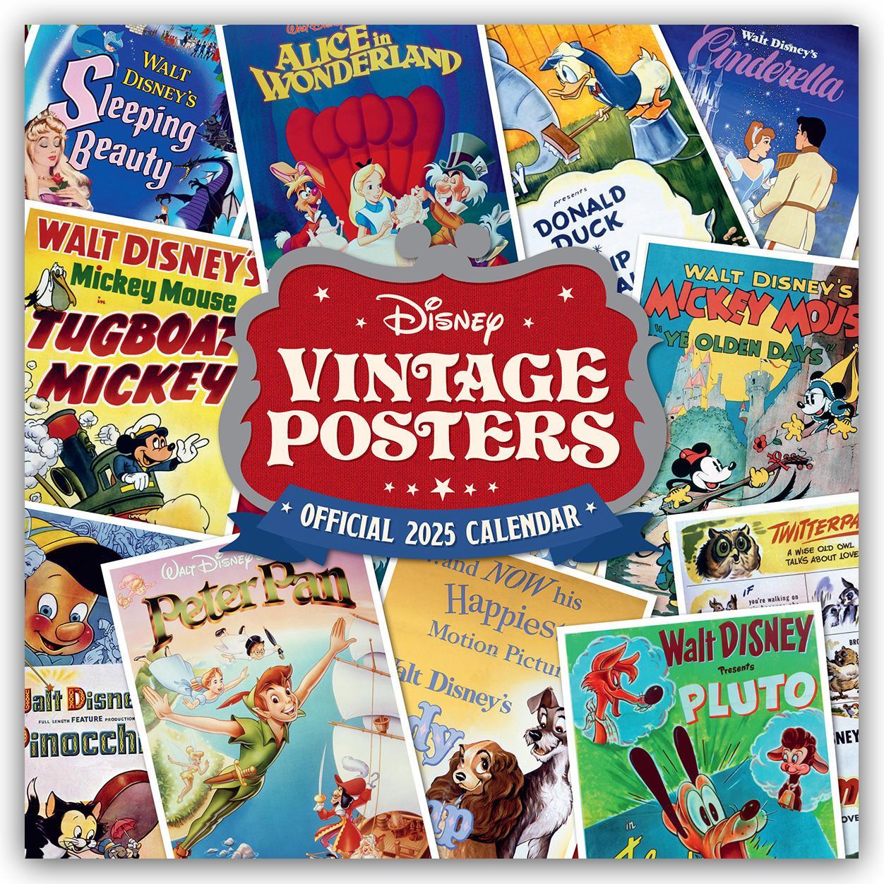 Cover: 9781835270660 | Disney Vintage Posters - Disney Filmplakate - Offizieller Kalender...