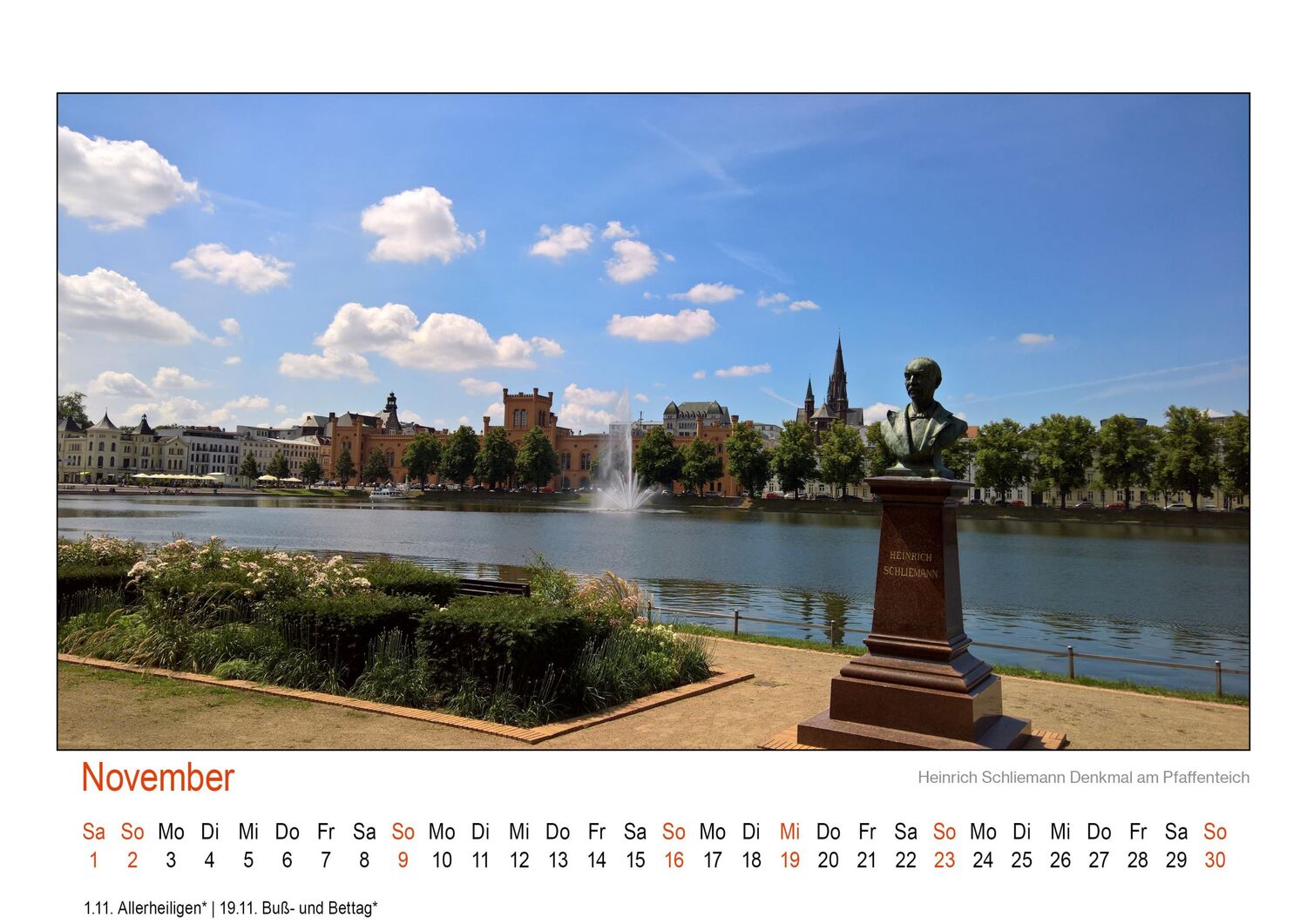 Bild: 9783947466542 | Wandkalender Schwerin 2025 | Kalender | Deutsch | 2025 | REIN DESIGN