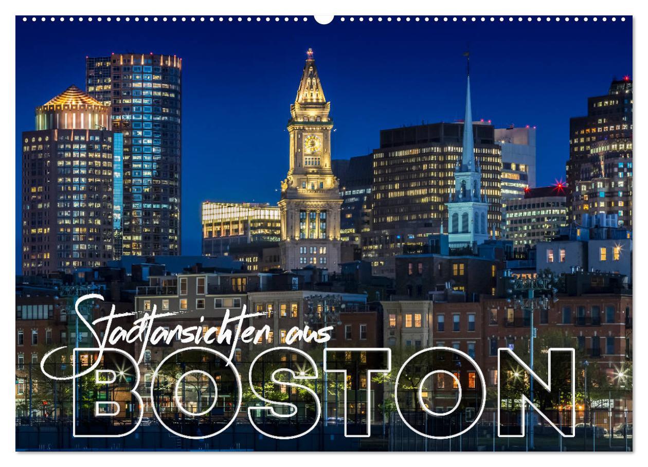 Cover: 9783435370559 | Stadtansichten aus Boston (Wandkalender 2025 DIN A2 quer), CALVENDO...