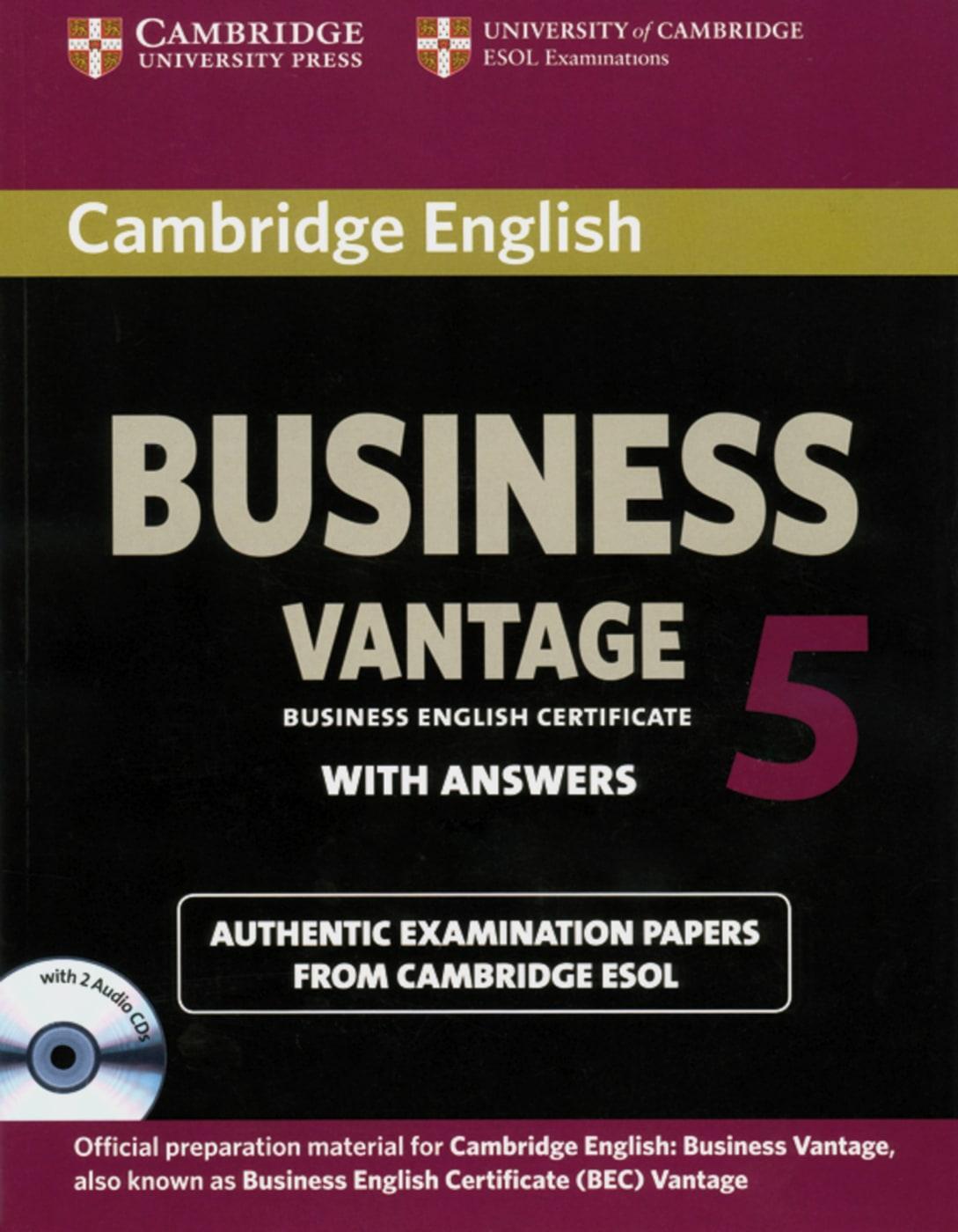 Cover: 9783125399402 | Cambridge BEC. Vantage 5. Student's Book wiith answers and 2 Audio CDs