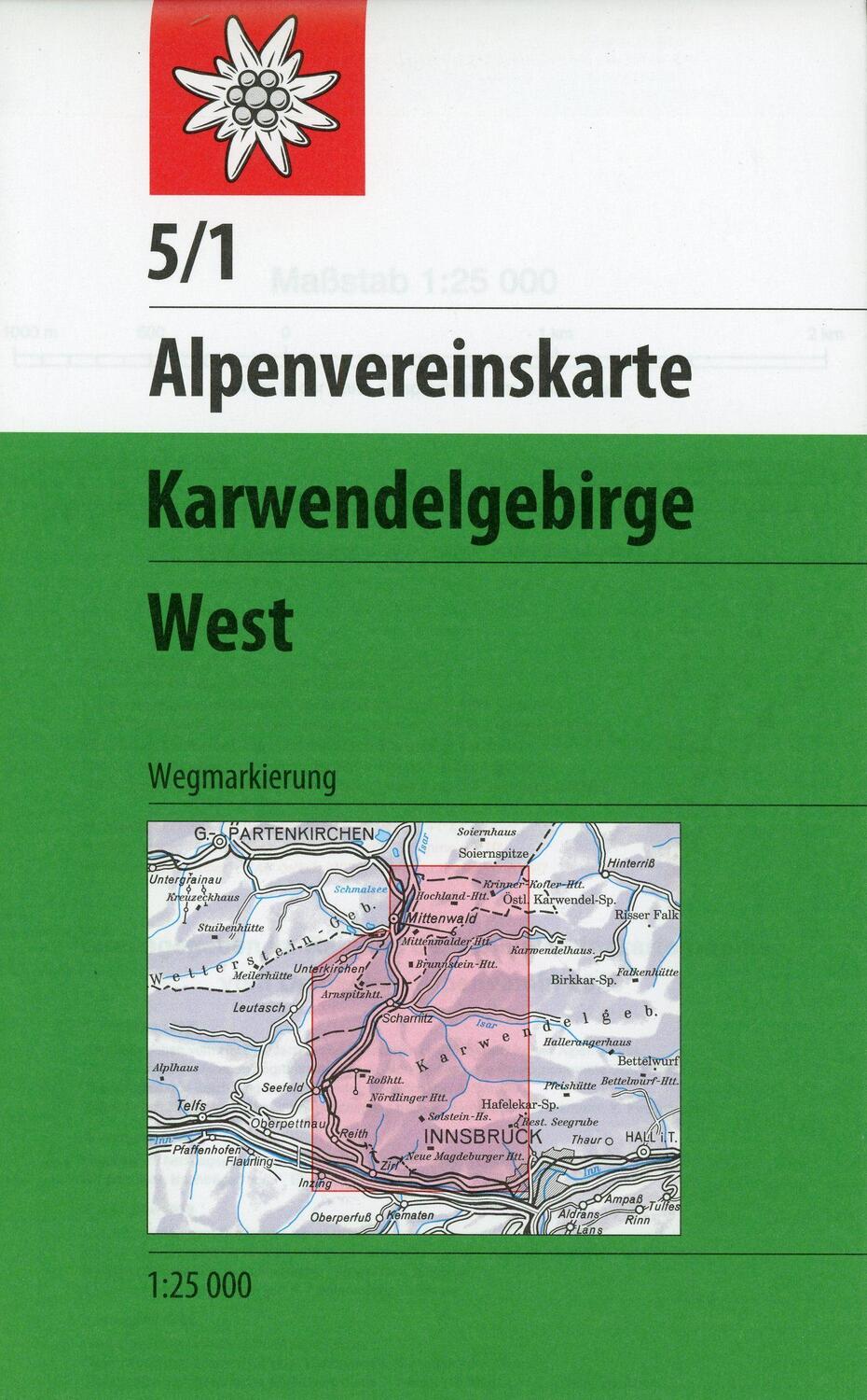 Cover: 9783937530994 | Karwendelgebirge - Westliches Blatt | Wegmarkierung | Alpenverein