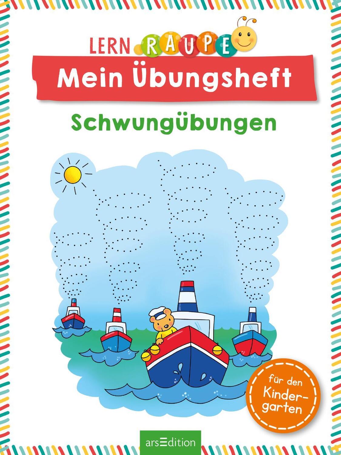 Bild: 9783845856018 | Lernraupe - Mein Übungsheft - Schwungübungen | Für den Kindergarten