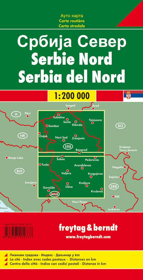 Rückseite: 9783707912777 | Serbien Nord, Autokarte 1:200.000 | (Land-)Karte | Deutsch | 2013