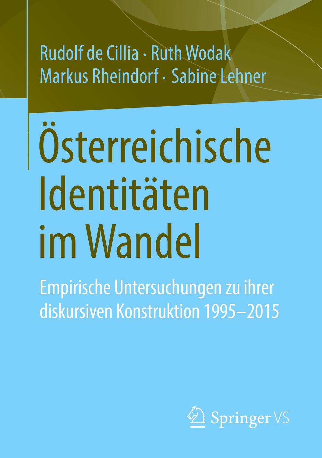 Cover: 9783658287009 | Österreichische Identitäten im Wandel | Rudolf de Cillia (u. a.)