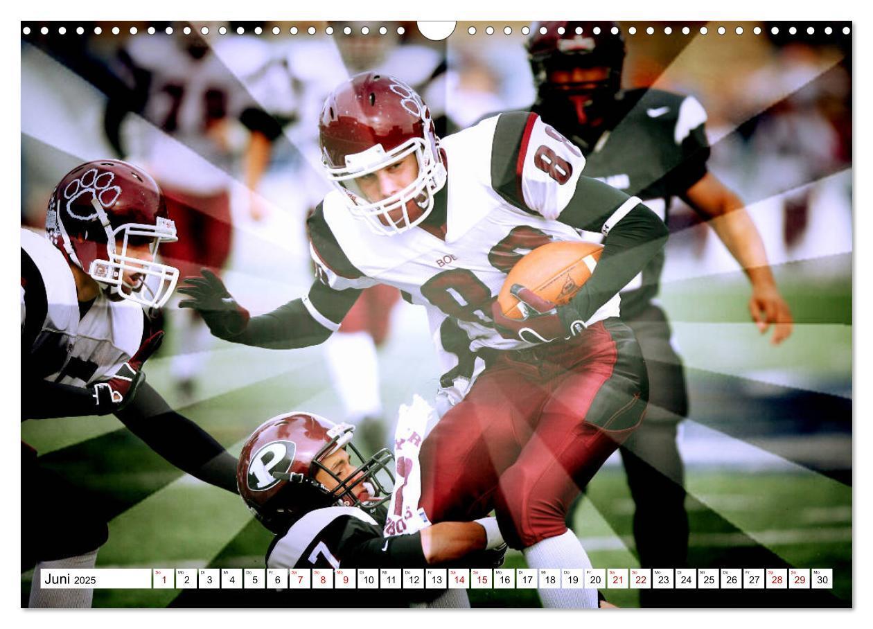 Bild: 9783435450596 | HEROES - American Football (Wandkalender 2025 DIN A3 quer),...