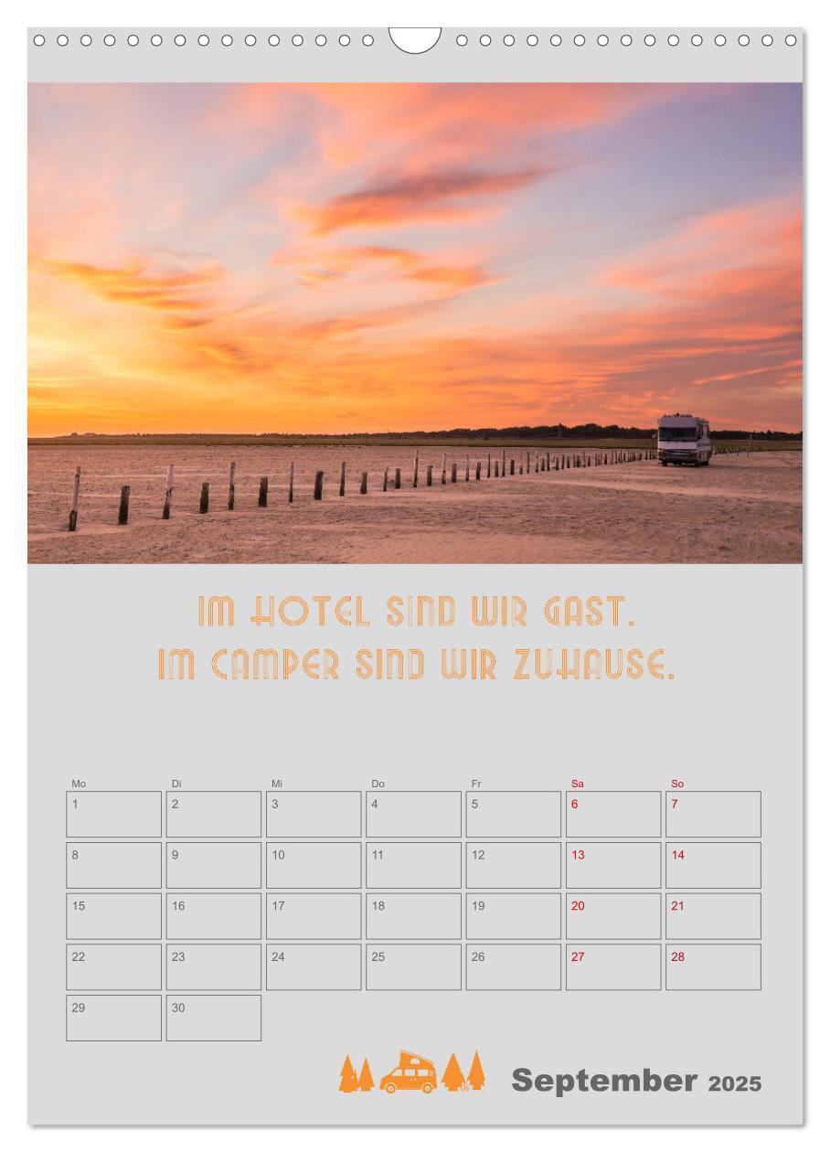 Bild: 9783435920419 | Camping - Hotel kann jeder! (Wandkalender 2025 DIN A3 hoch),...