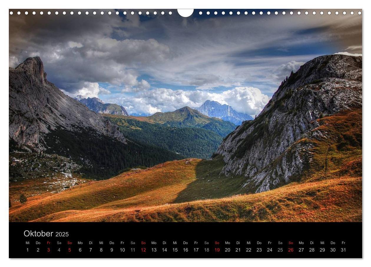 Bild: 9783435808410 | Mystische Dolomiten (Wandkalender 2025 DIN A3 quer), CALVENDO...