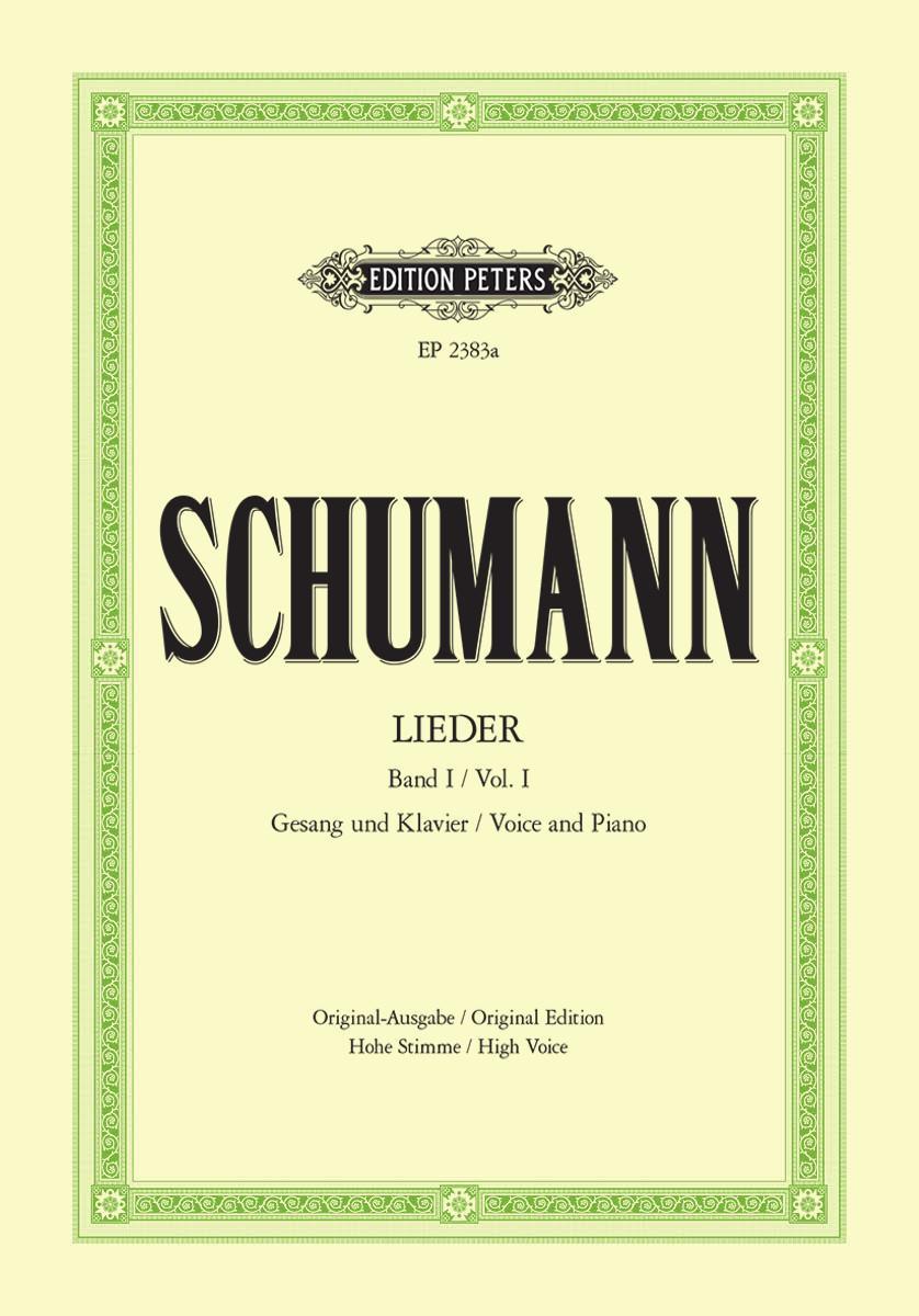 Cover: 9790014010744 | Lieder in 3 Bänden, Urtext, Band 1 | Robert Schumann | Broschüre