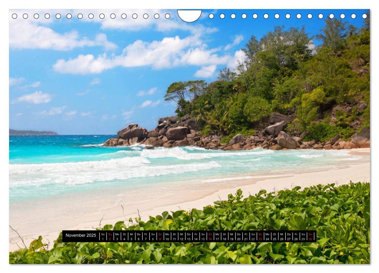 Bild: 9783435804450 | Seychellen (Wandkalender 2025 DIN A4 quer), CALVENDO Monatskalender