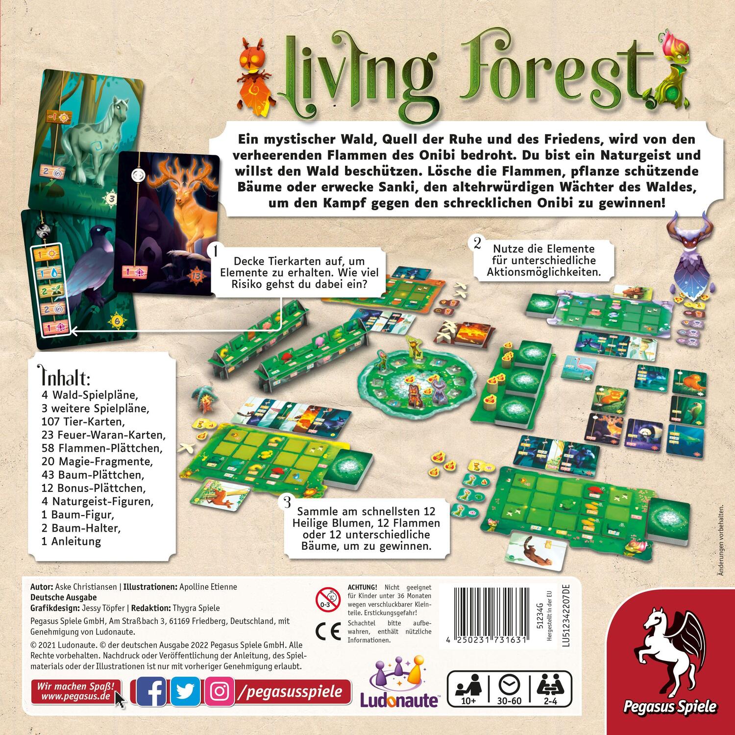 Bild: 4250231731631 | Living Forest | Spiel | Deutsch | 2022 | Pegasus | EAN 4250231731631
