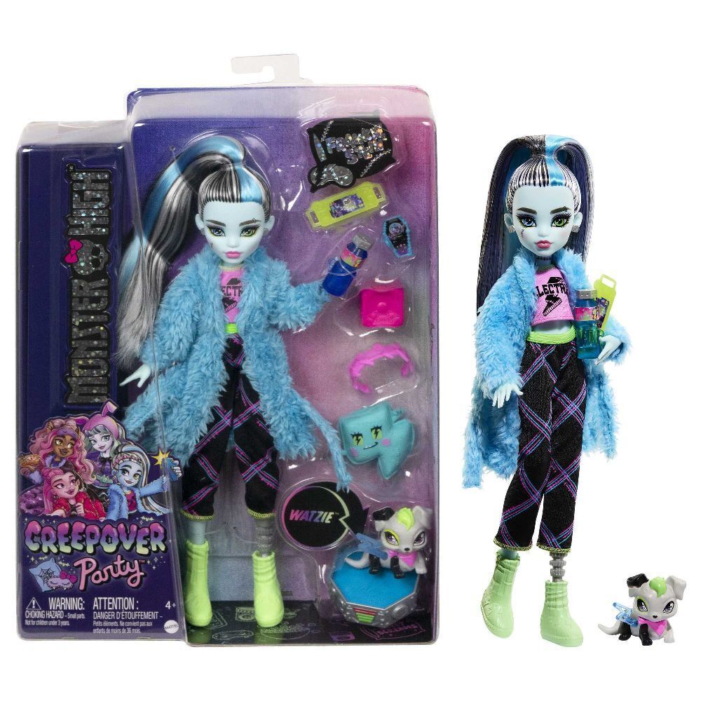 Bild: 194735110698 | Monster High Creepover Doll Frankie | Stück | Blister | HKY68 | Mattel