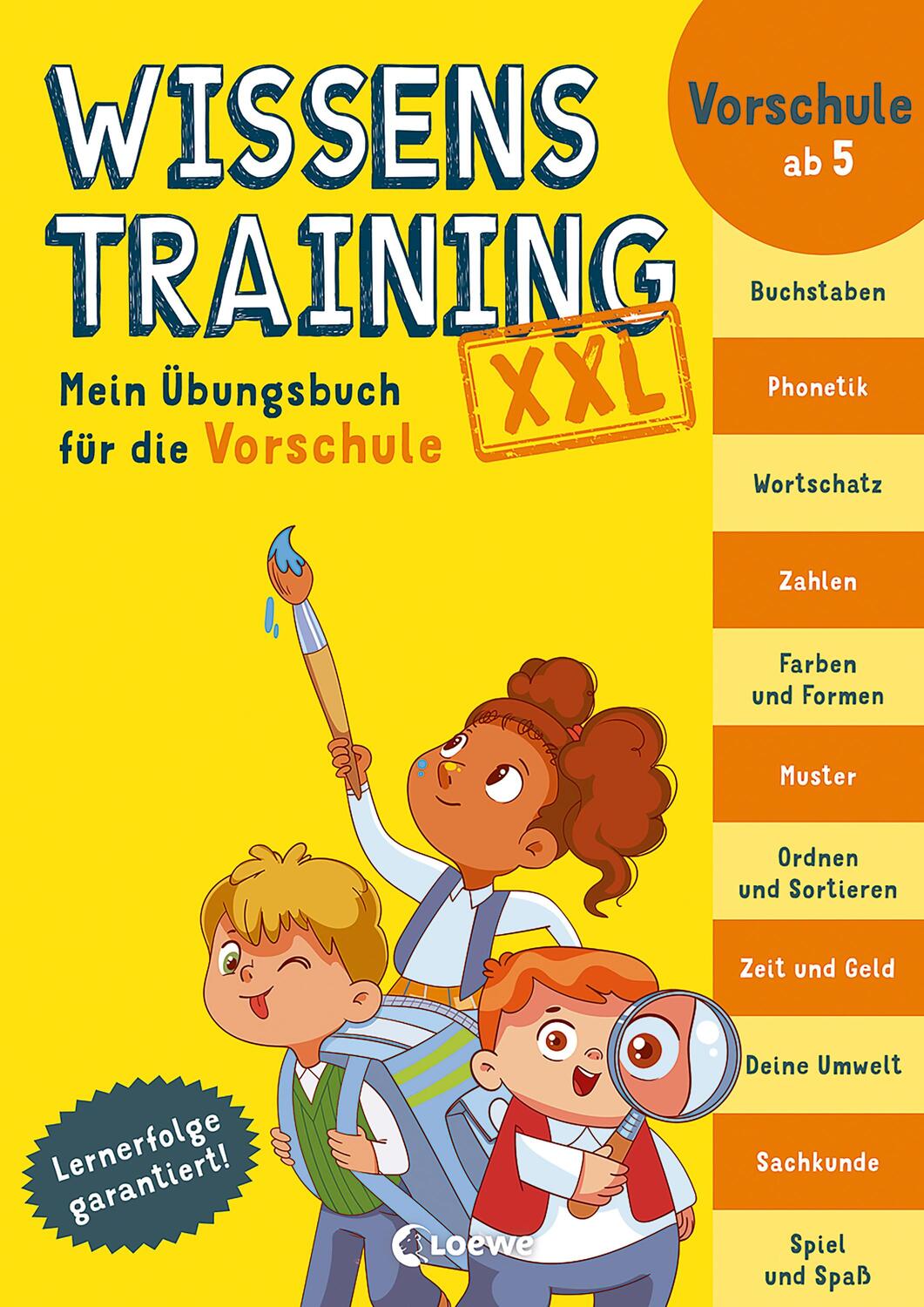 Cover: 9783743213135 | Wissenstraining XXL - Mein Übungsbuch für die Vorschule | Trumbauer