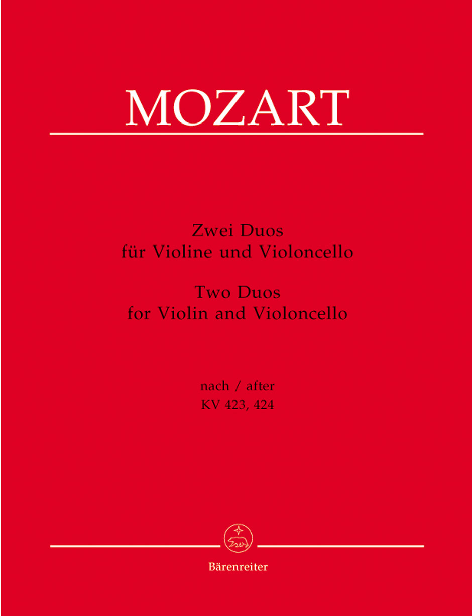 Cover: 9790006527694 | Duos für Violine und Violoncello nach KV 423, 424, Partitur und...
