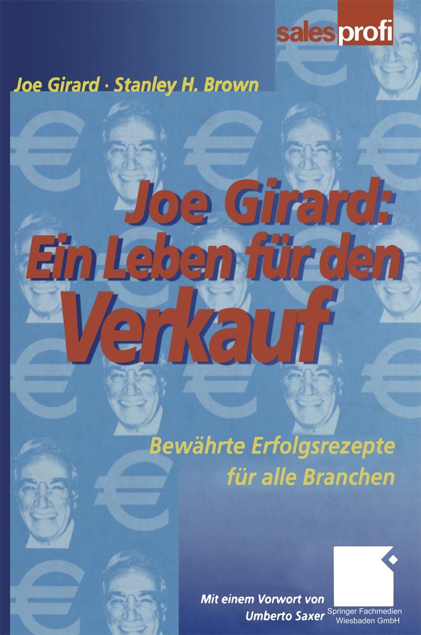 Cover: 9783663104285 | Joe Girard: Ein Leben für den Verkauf | Stanley Brown (u. a.) | Buch