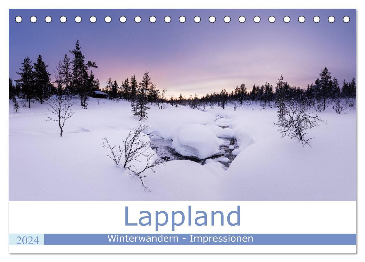 Cover: 9783675737273 | Lappland - Winterwandern Impressionen (Tischkalender 2024 DIN A5...