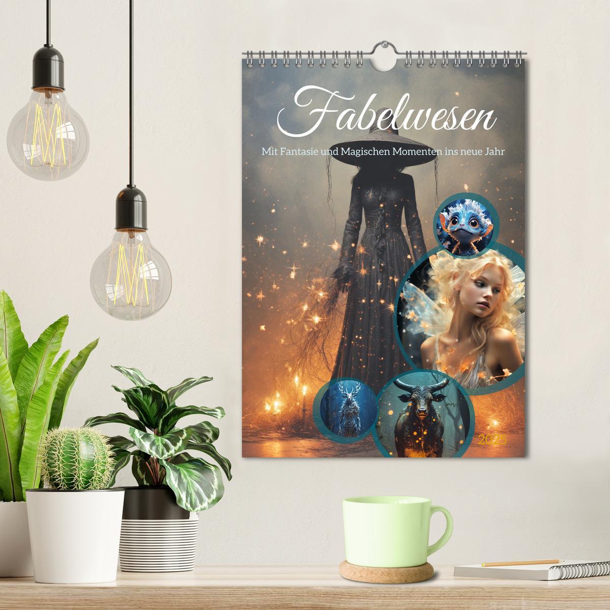 Bild: 9783435847426 | Fabelwesen (Wandkalender 2025 DIN A4 hoch), CALVENDO Monatskalender