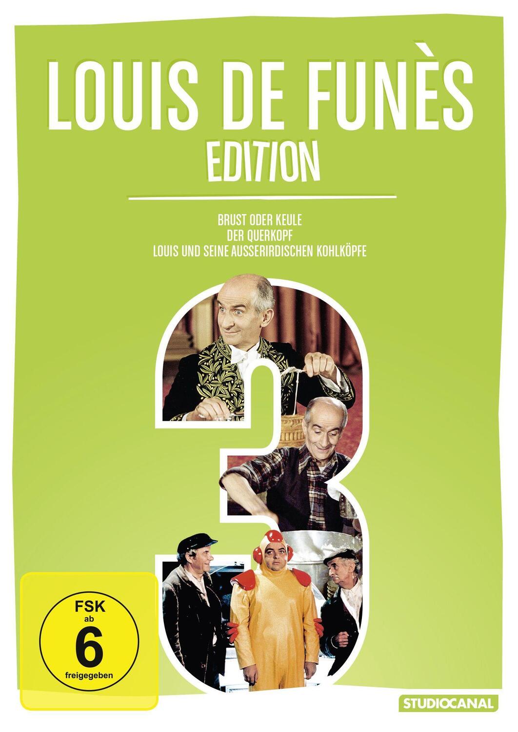 Cover: 4006680096636 | Louis de Funès | Edition 3 | Claude Zidi (u. a.) | DVD | 3x DVD-5