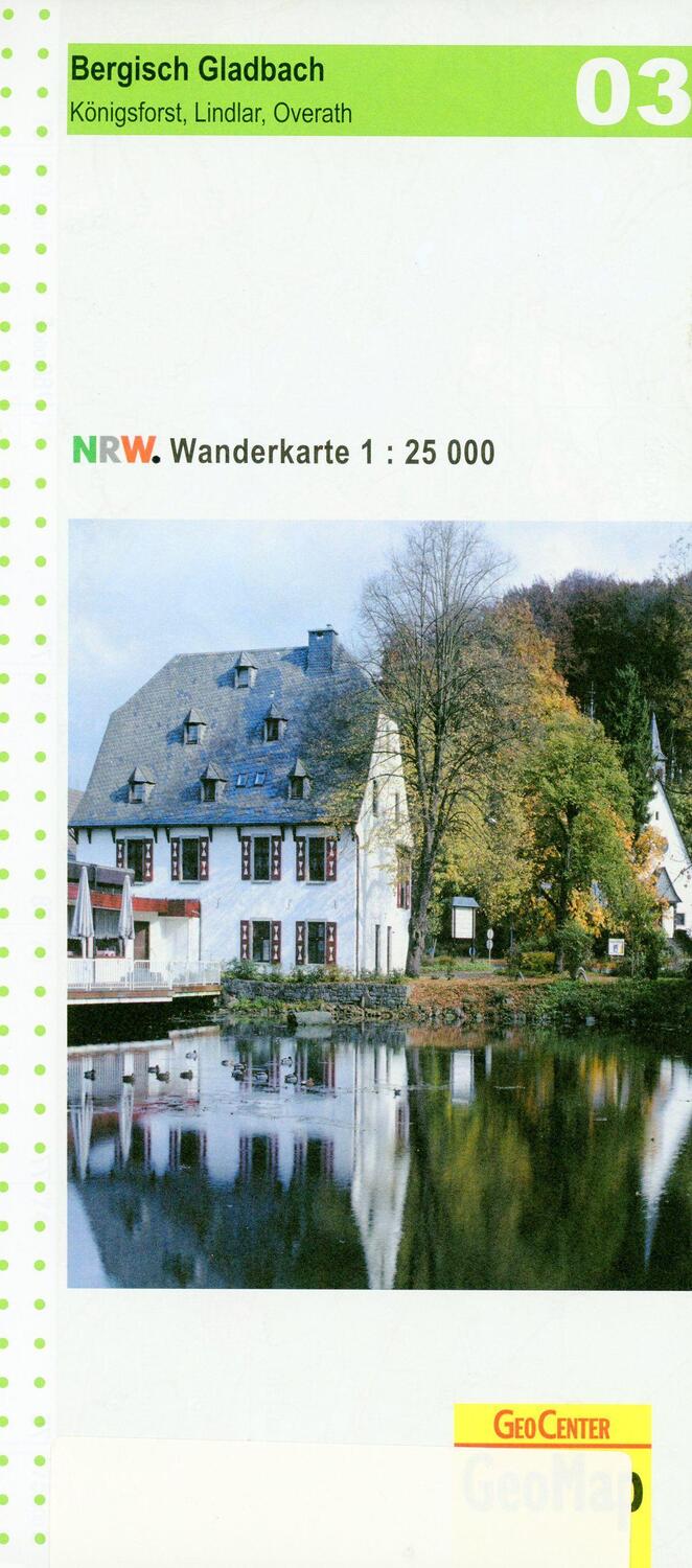 Cover: 9783959650335 | NRW Wanderkarte 03 Bergisch-Gladbach, Königsforst, Lindlar, Overath...