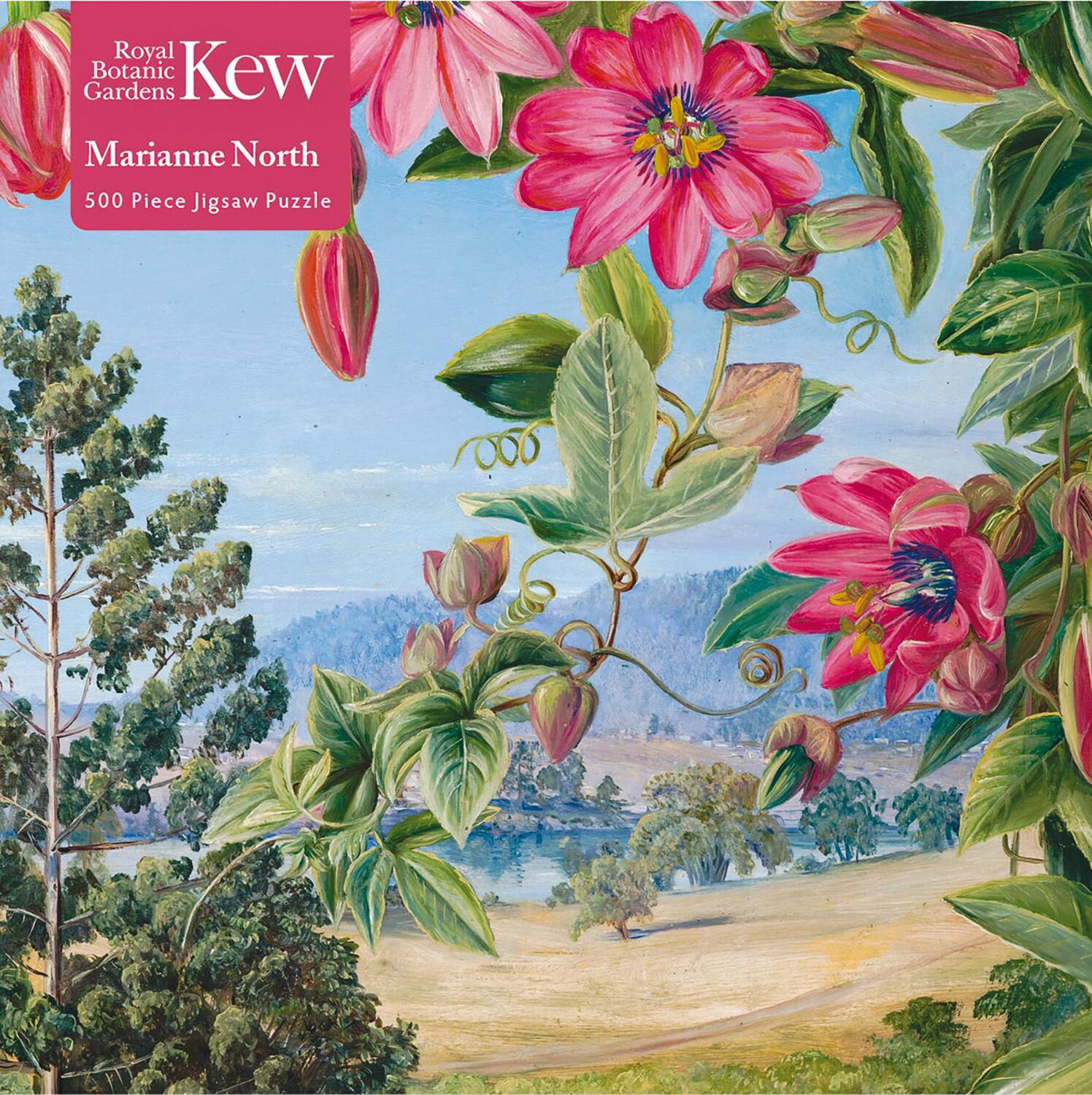 Cover: 9781839644344 | Adult Jigsaw Puzzle Kew: Marianne North: View in the Brisbane...