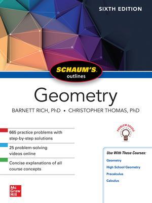 Cover: 9781260010572 | Schaum's Outline of Geometry | Christopher Thomas (u. a.) | Buch