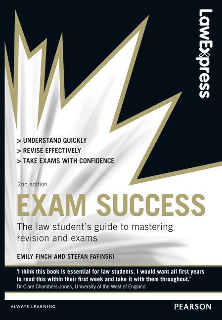 Cover: 9780273792871 | Law Express: Exam Success (Revision Guide) | Emily Finch (u. a.)