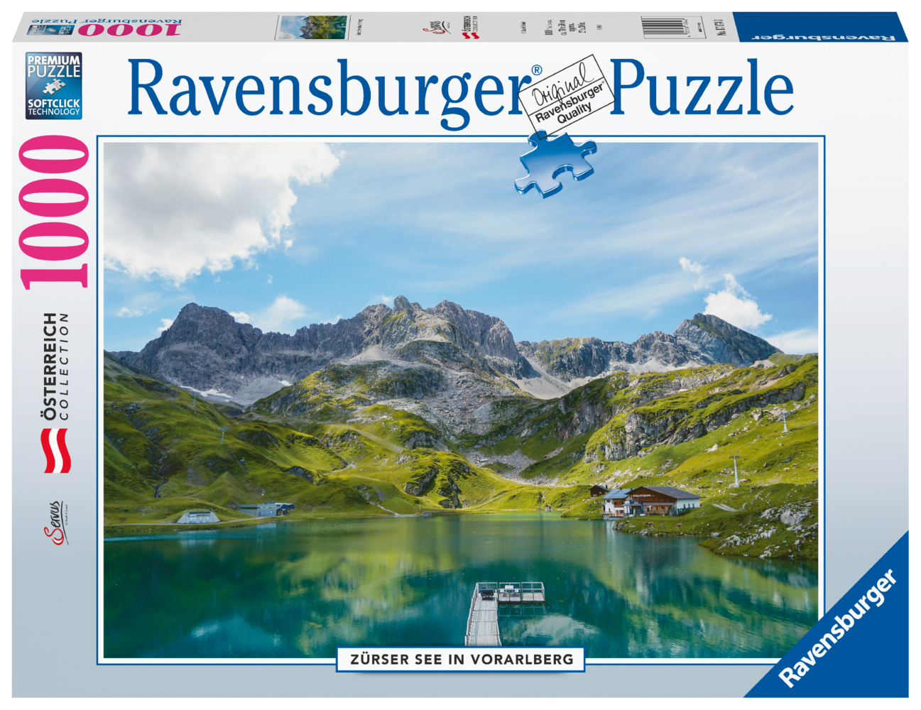 Cover: 4005556171743 | Zürser See in Vorarlberg (Puzzle) | Spiel | In Spielebox | 2022