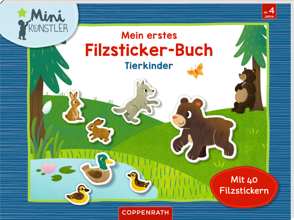 Cover: 9783649640394 | Mein erstes Filzsticker-Buch | Tierkinder | Susanna Hatkemper | Buch