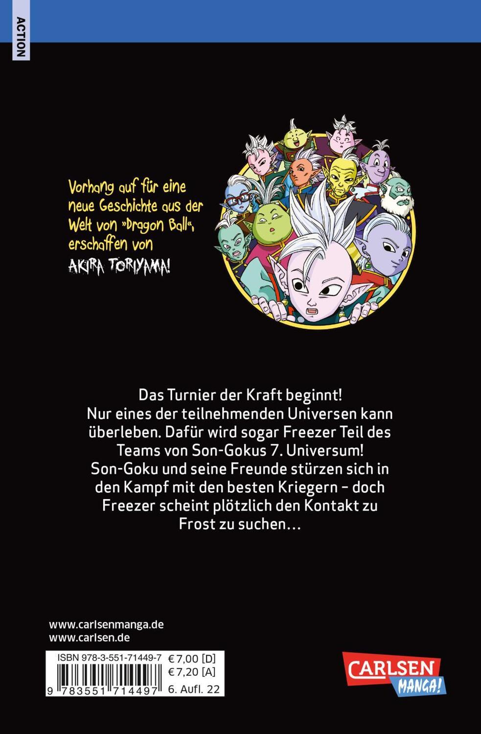 Rückseite: 9783551714497 | Dragon Ball Super 7 | Akira Toriyama (u. a.) | Taschenbuch | Deutsch