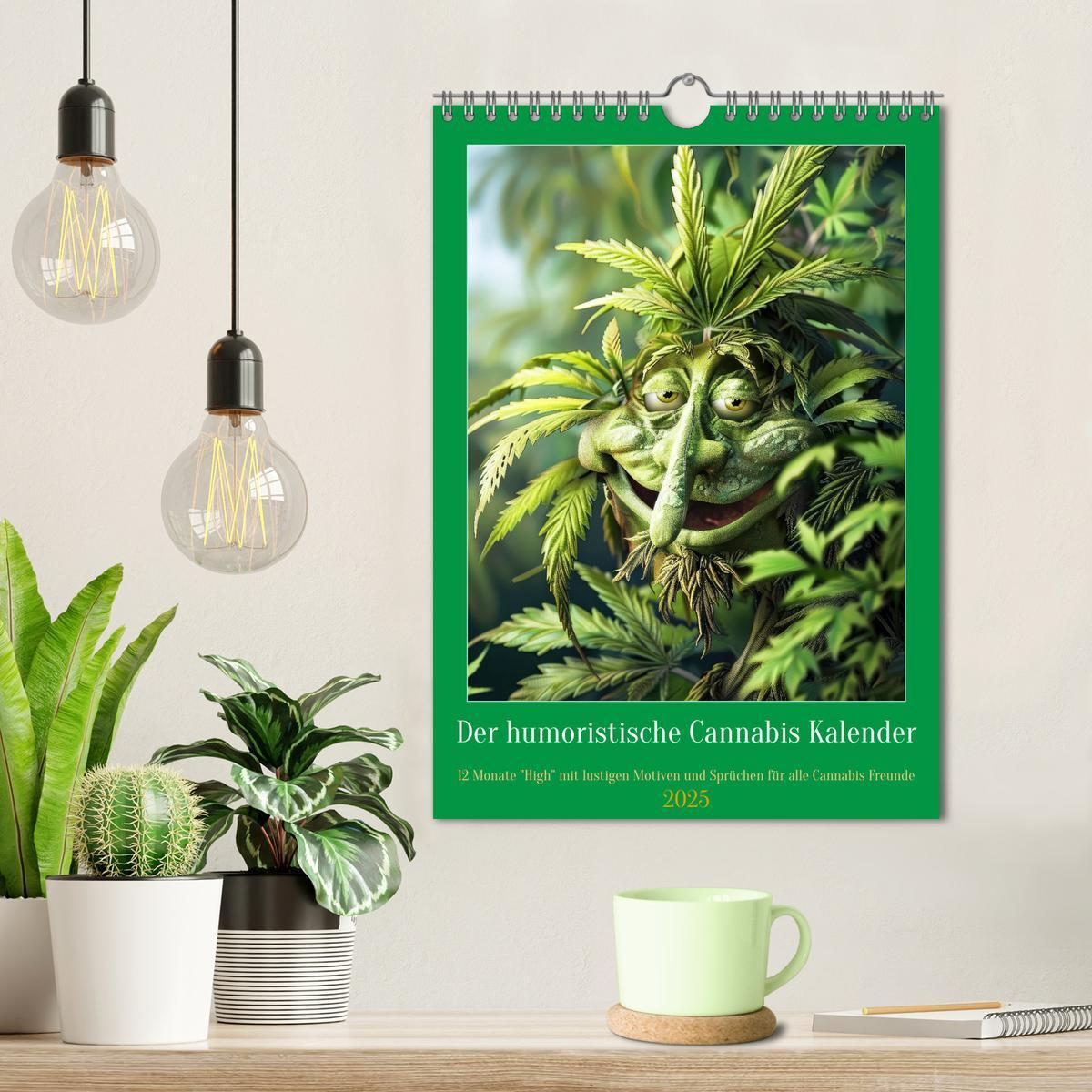 Bild: 9783435691517 | Der humoristische Cannabis Kalender (Wandkalender 2025 DIN A4...