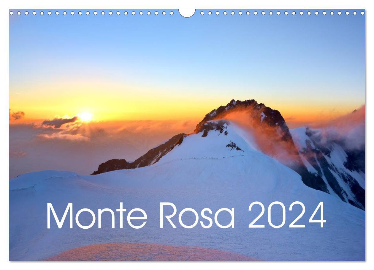 Cover: 9783383372261 | Monte Rosa (Wandkalender 2024 DIN A3 quer), CALVENDO Monatskalender
