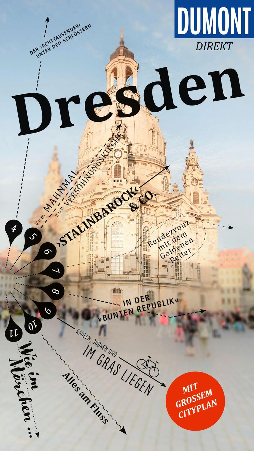 Cover: 9783616000374 | DuMont direkt Reiseführer Dresden | Mit großem Cityplan | Siiri Klose