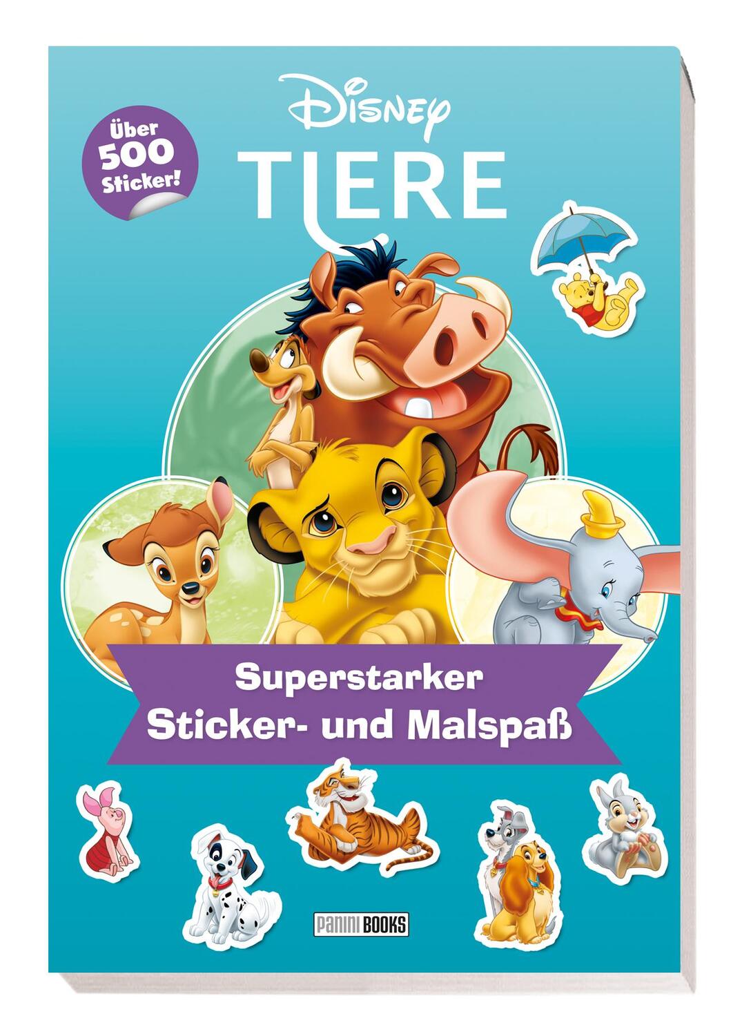 Cover: 9783833242274 | Disney Tiere: Superstarker Sticker- und Malspaß | Taschenbuch | 120 S.