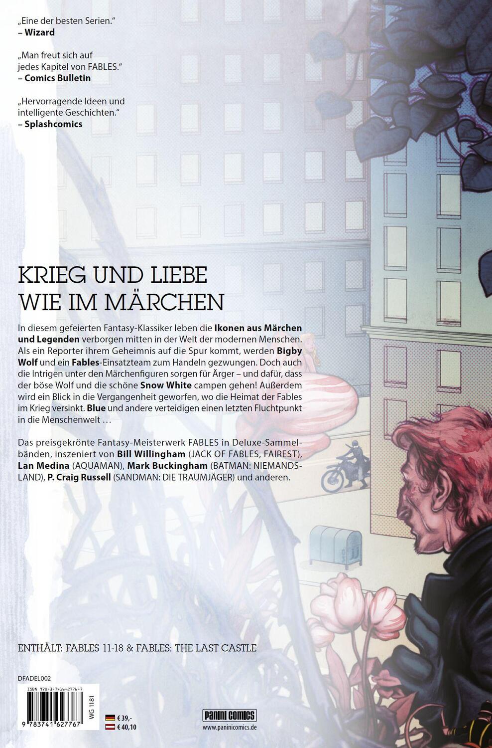 Rückseite: 9783741627767 | Fables (Deluxe Edition) | Bd. 2 | Bill Willingham (u. a.) | Buch