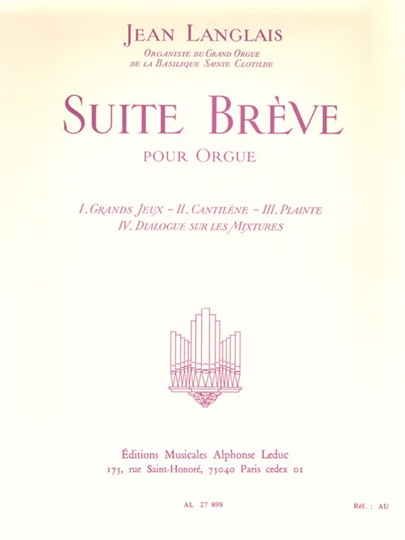 Cover: 9790046278983 | Suite Breve | Jean Langlais | Buch | Alphonse Leduc