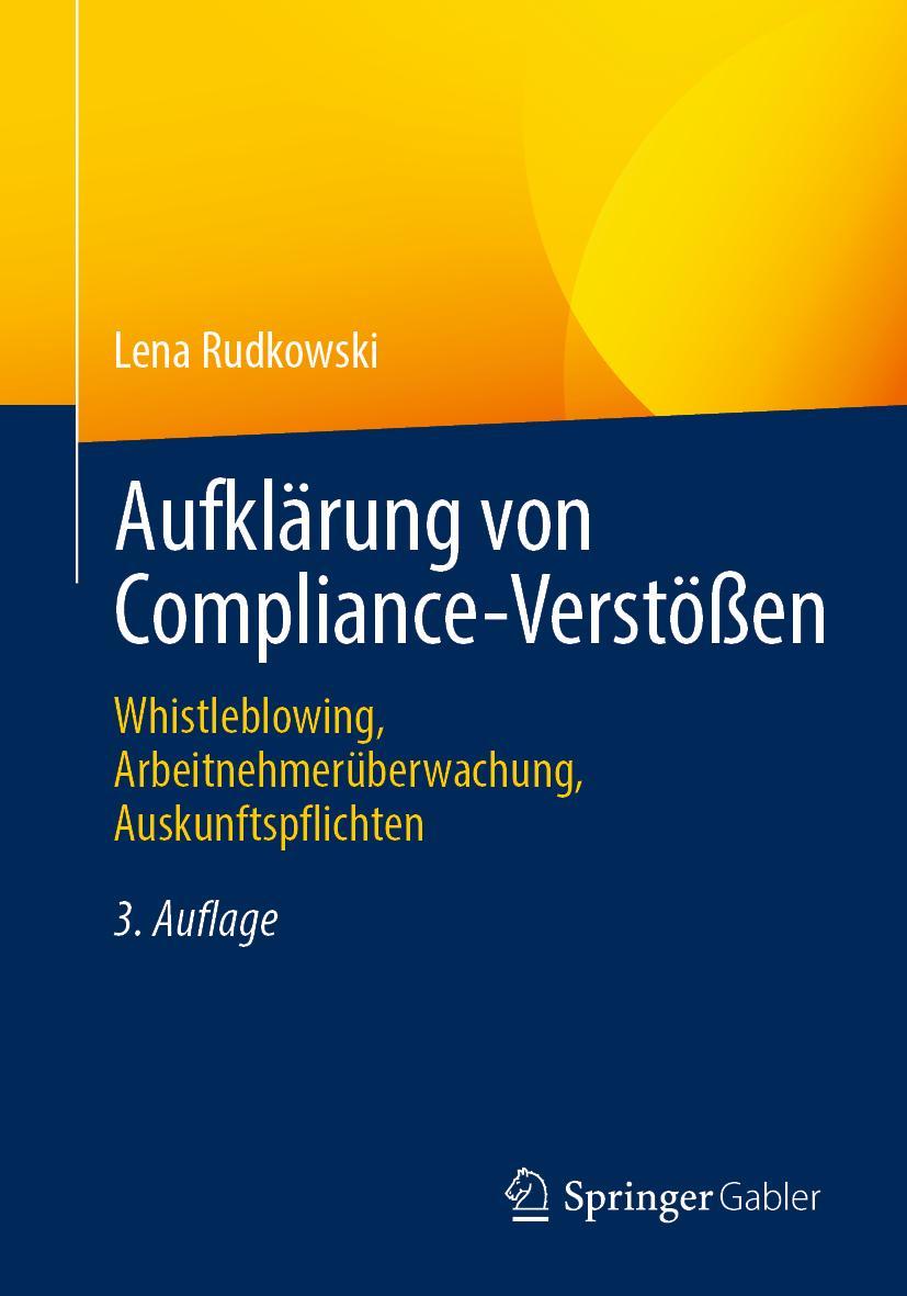 Cover: 9783658384289 | Aufklärung von Compliance-Verstößen | Lena Rudkowski | Taschenbuch