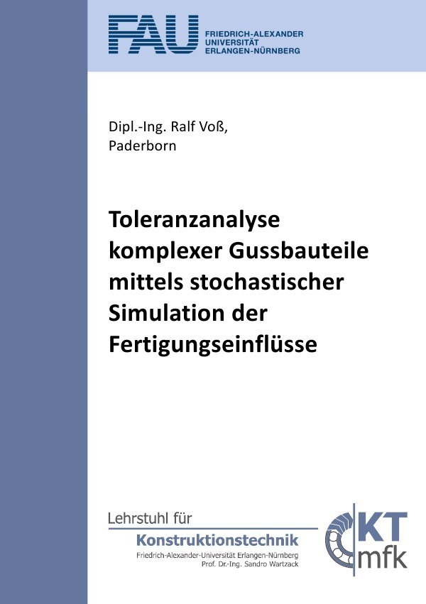 Cover: 9783844218657 | Toleranzanalyse komplexer Gussbauteile mittels stochastischer...
