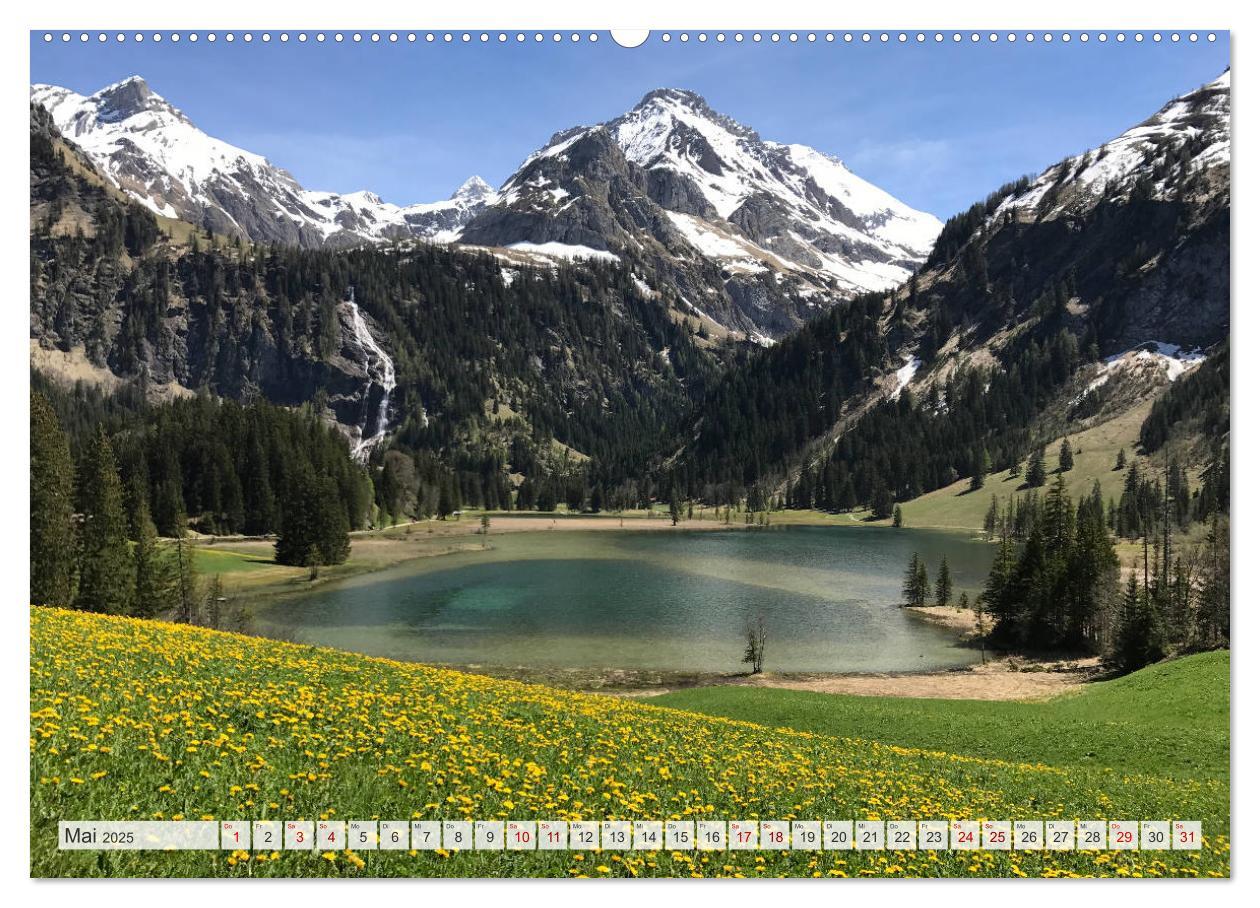 Bild: 9783435350032 | Bergblicke der Schweiz (Wandkalender 2025 DIN A2 quer), CALVENDO...