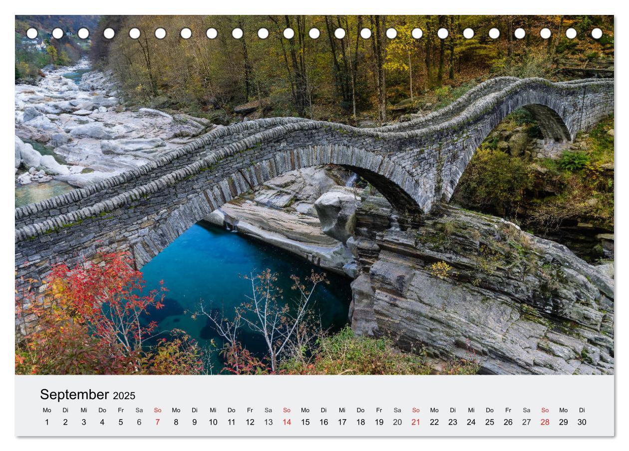 Bild: 9783435321476 | Tessin - Ticino (Tischkalender 2025 DIN A5 quer), CALVENDO...