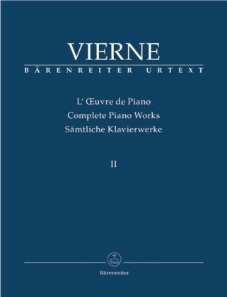 Cover: 9790006535835 | Sämtliche Klavierwerke. Luvre de Piano. Bd.2 | Louis Vierne | Buch