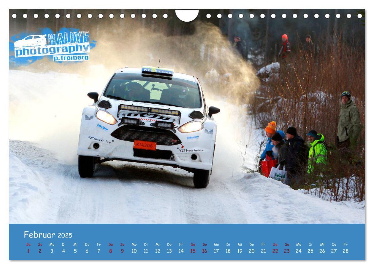 Bild: 9783435343935 | WRC Schweden White Open 2025 (Wandkalender 2025 DIN A4 quer),...